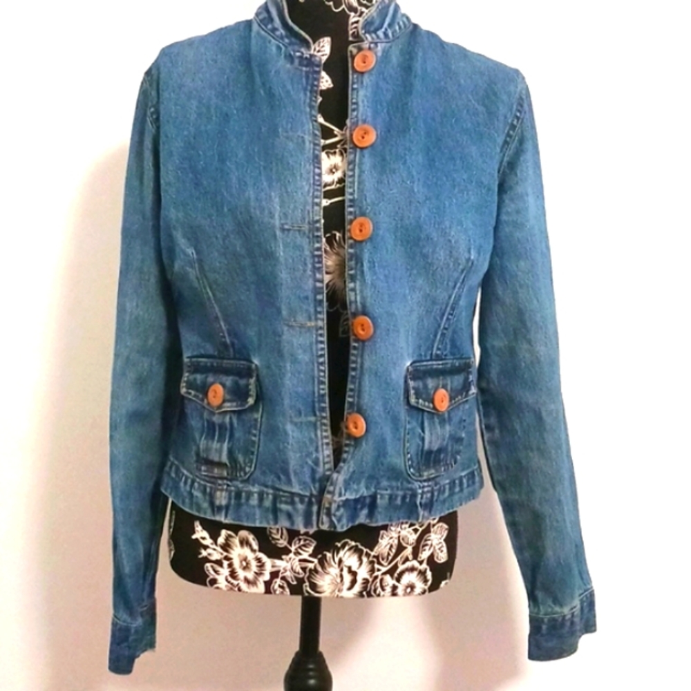 Collared Jean jacket